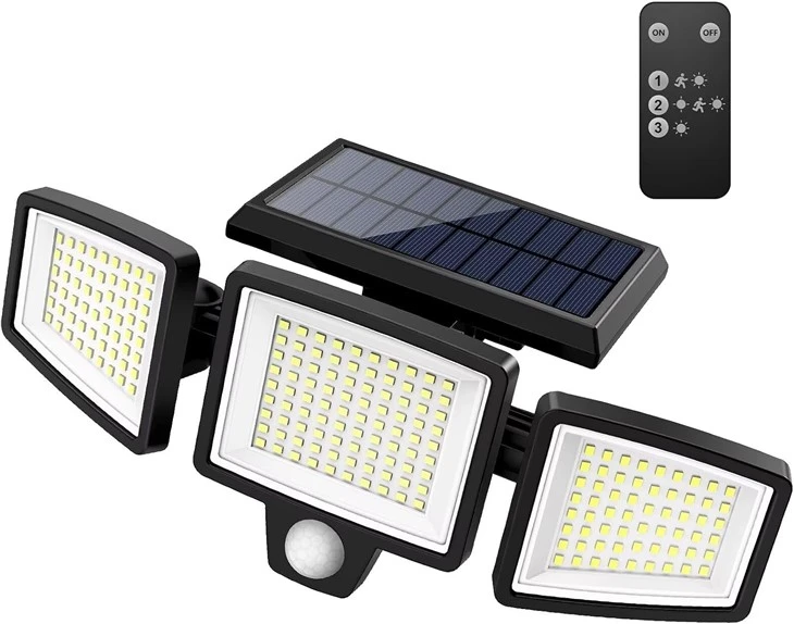 Solar Outdoor Lights 2500LM 210 LED